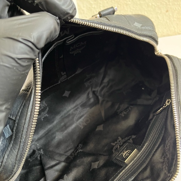 MCM Black Satchel - Picture 13 of 14
